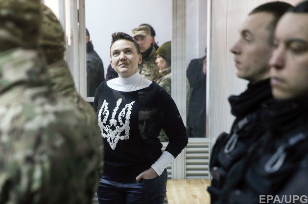  Надежда Савченко объявила голодовку в знак протеста 
