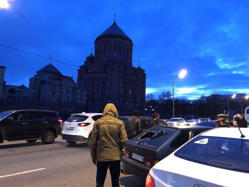 В Москве задержали десятки протестующих против премьер-министра Армении