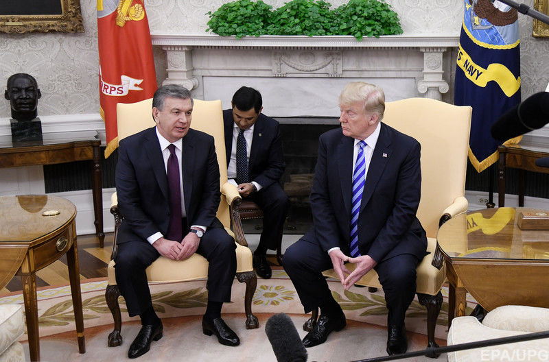 Трамп дал комментарий о КНДР во время встречи с президентом Узбекистана Шавкатом Мирзиеевым