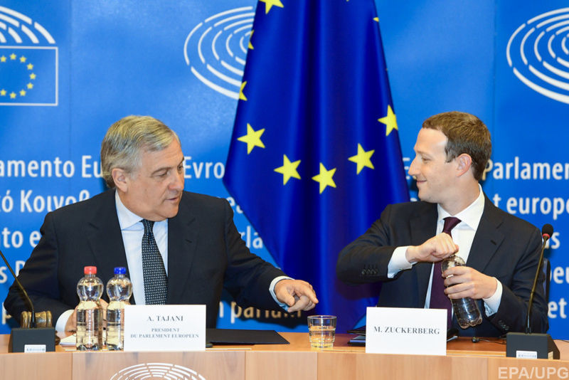 Марк Цукерберг начал давать показания в Европарламенте