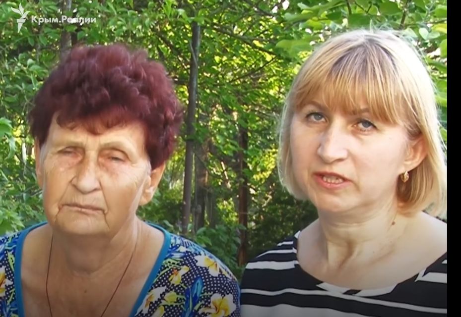 Людмила Сенцова та Лариса Кольченко (Фото: Кадр відео)