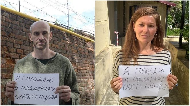  Голодування оголошували в знак підтримки Сенцова  (Фото:  Колаж)