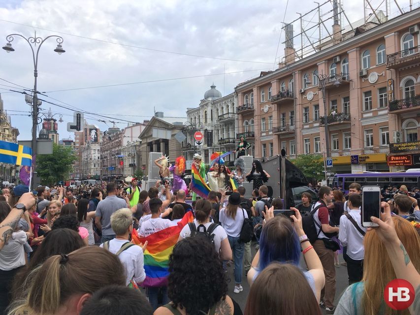 Участники прошли до станции метро Площадь Льва Толстого (Фото: Фото: Дарина Мизина)
