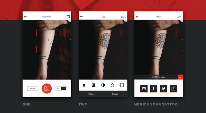 InkHunter – это приложение дополненной реальности, которое позволяет попробовать татуировки на себе (Фото: Фото: inkhunter.tattoo)