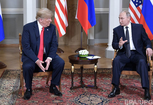  Дональд Трамп и Владимир Путин 
