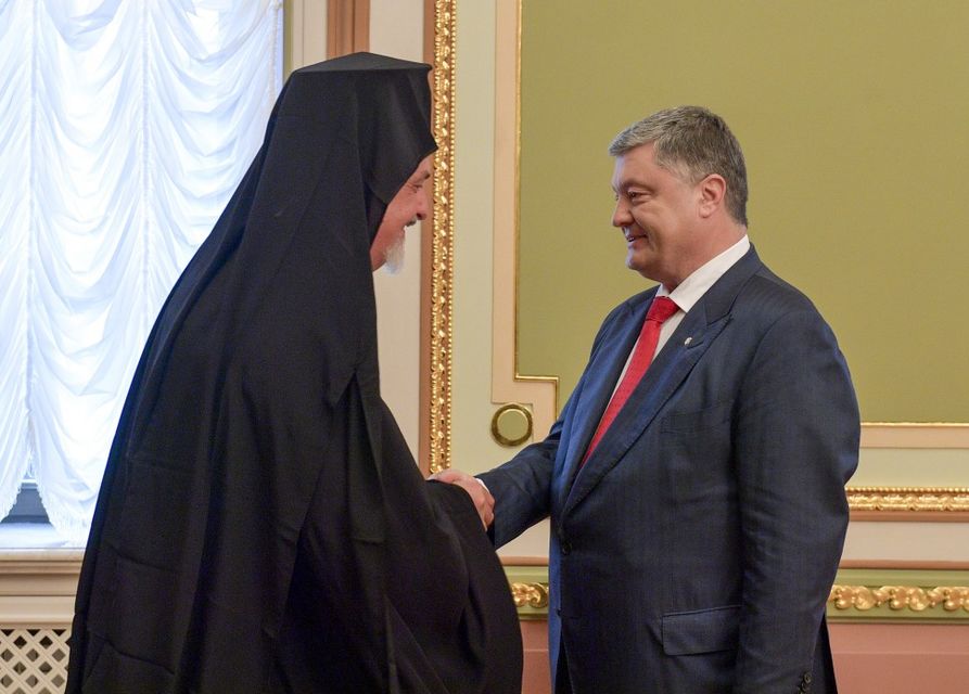  Президент Петр Порошенко встретился с делегацией Вселенского патриархата  (Фото:  Фото: АПУ)