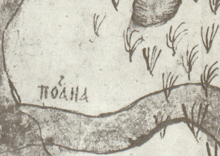 Річка Почайна, фрагмент карти-плану підполковника Ушакова (1695)  (Фото: Зображення: Аннабелла Моріна via Facebook)