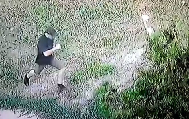  Момент нападения на Татьяну Гандзюк 