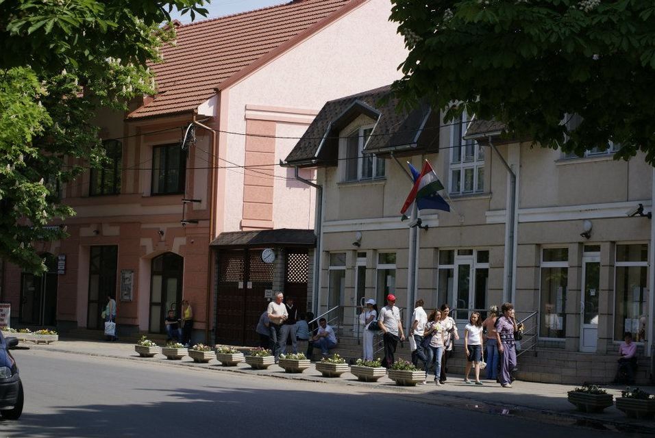 В угорському консульстві у Берегово українцям видавали паспорти Угорщини (Фото: Александр Рябиков / fаcebook)