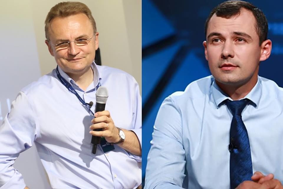 Лідер Самопомічі Садовий та голова Демальянсу Гацько заявили про бажання об'єднатися (Фото: samopomich.ua / facebook)