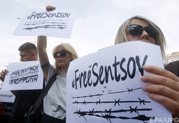 По мнению высшего руководства Украины, решение Европарламента поможет освободить Сенцова из РФ