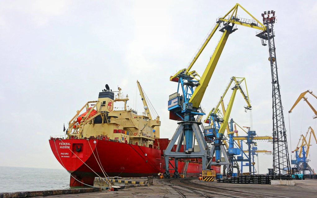 Украинские порты на Азове работают, хотя и с задержками из-за действий РФ и погоды (Фото: Фото: АМПУ)