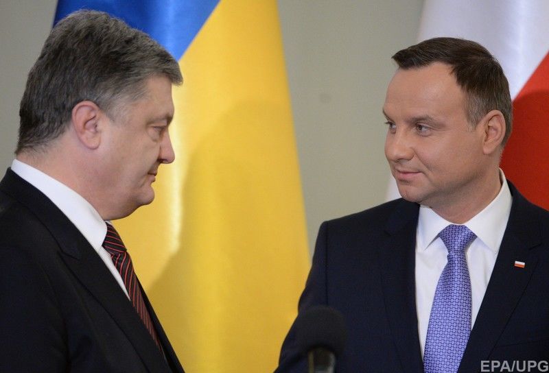  Петр Порошенко и Анджей Дуда 