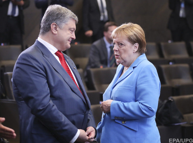  Петр Порошенко и Ангела Меркель 