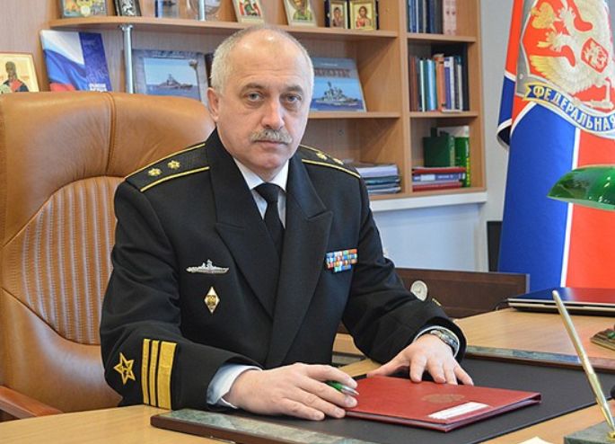 Руководитель департамента береговой охраны Пограничной службы ФСБ РФ вице-адмирал Геннадий Медведев  (Фото:  Фото : mil.in.ua)