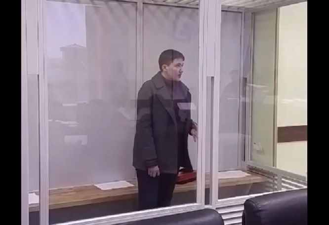  Надежда Савченко заявила, что отказывается от пищи и воды  (Фото:  Фото: скрин видео Надежда Савченко/Facebook)