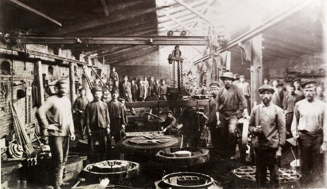 Литейный цех завода Якова Нибура, фото начала 1900-х годов (Фото: DR)