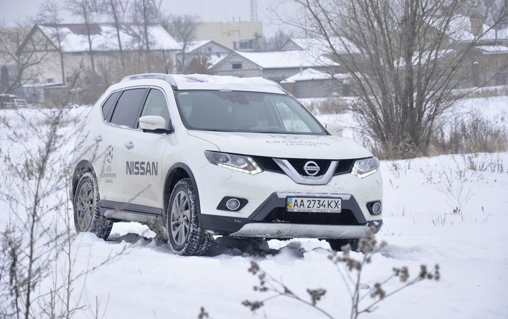 Колеса фортуны. Зимний тест-драйв Nissan X-Trail с передним приводом - фото
