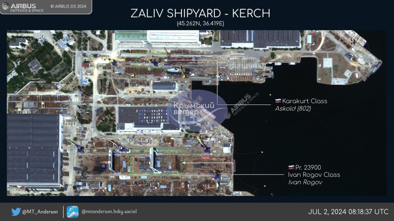 Russia completing Ivan Rogov amphibious assault ship in Kerch ...