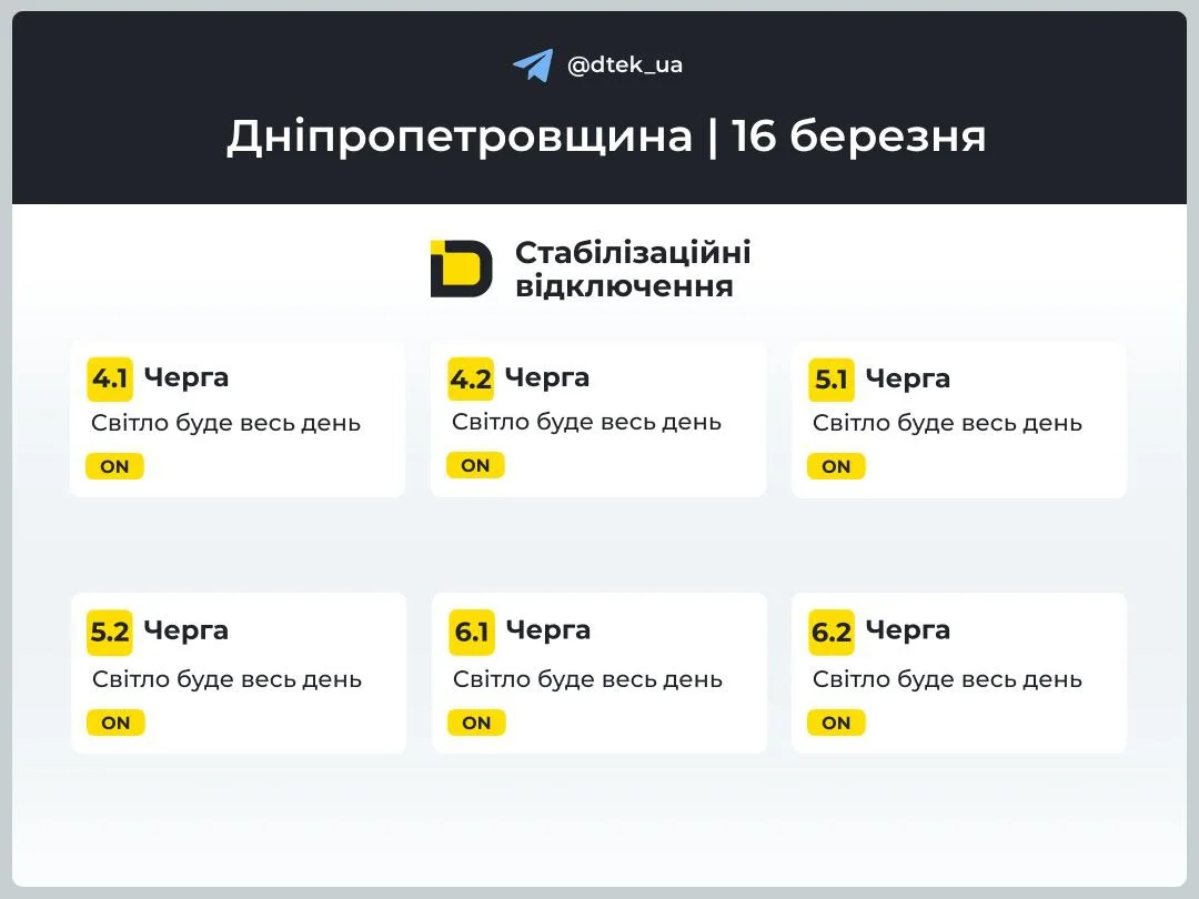 ДТЭК / Telegram