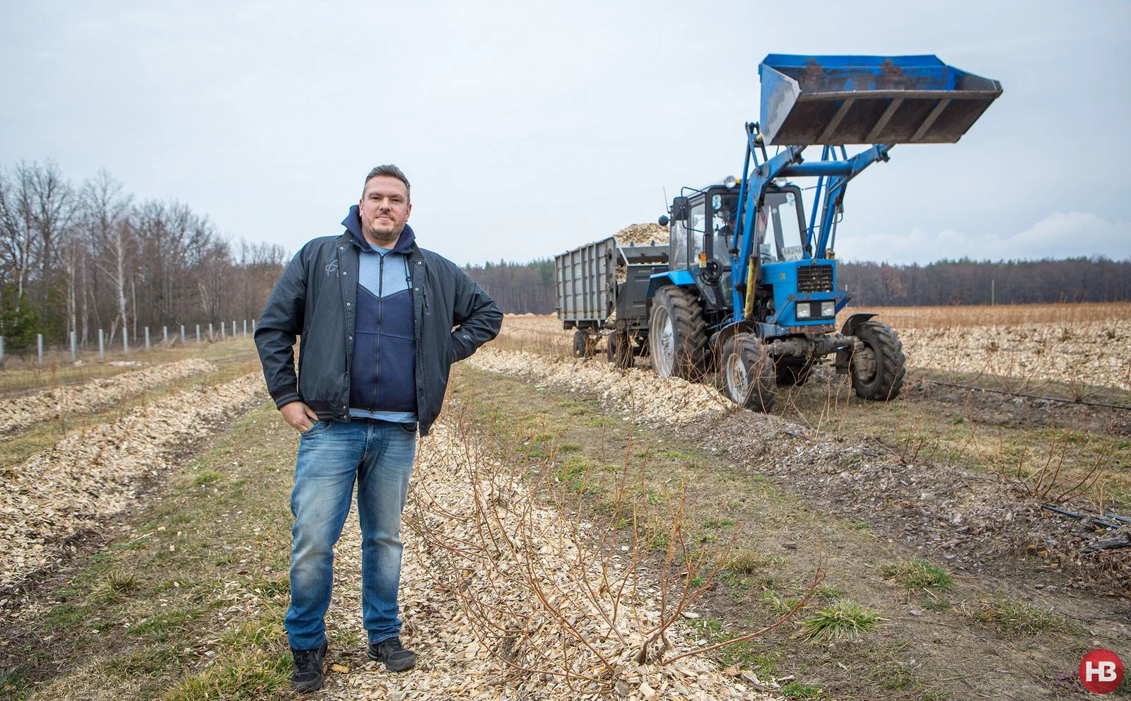 ДОВЕДЕТ ДО ЕВРОПЫ: Олег Науменко выращивает под Киевом органическую голубику, чтобы продавать ее в Европу, — на подобные продукты там высокий спрос (Фото: НВ)