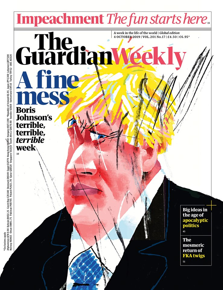 Сергій Майдуков: український ілюстратор намалював карикатуру для обкладинок британського журналу / NV