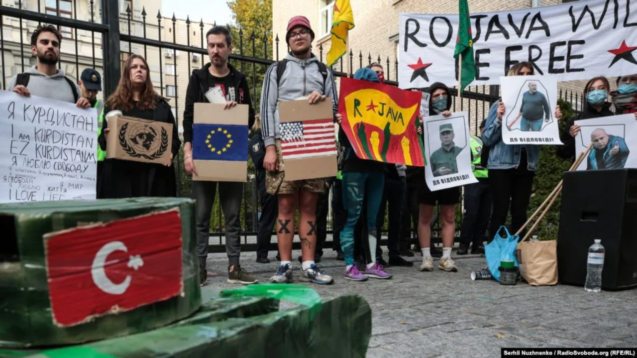 Акция протеста в Киеве (Фото: Радио Свобода)