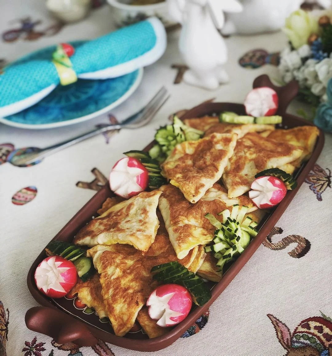 Бендерики из лаваша с творогом и капустой