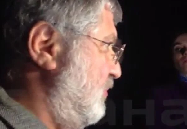 Коломойский обматерил журналиста. Скриншот видео