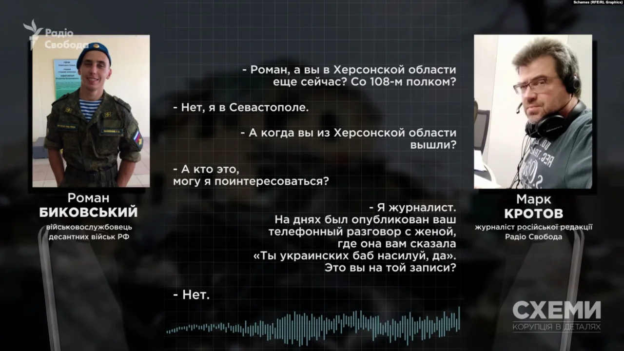 Разговор с Романом Быковским (Фото: Схемы)