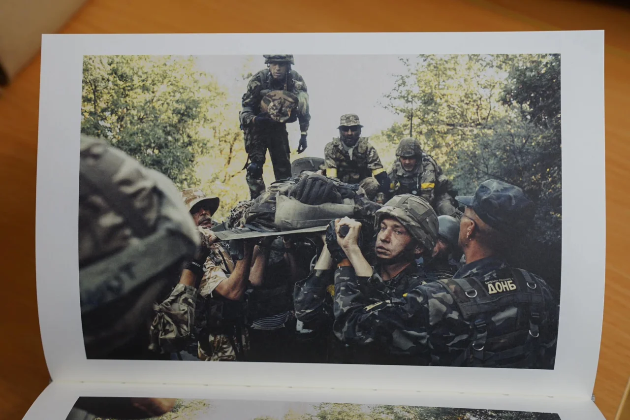 Страница из изданной в 2023 году фотокниги 