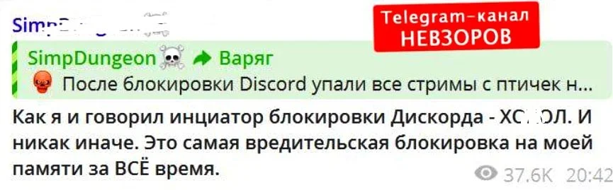 Скриншот/t.me