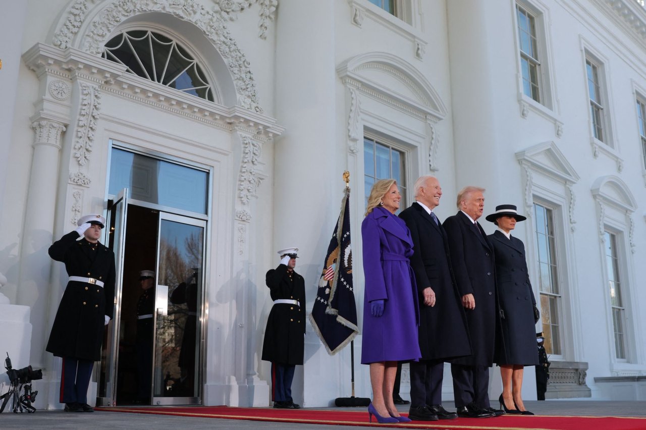 Джо і Джилл Байден і Дональд і Меланія Трамп (Фото: REUTERS/Carlos Barria)
