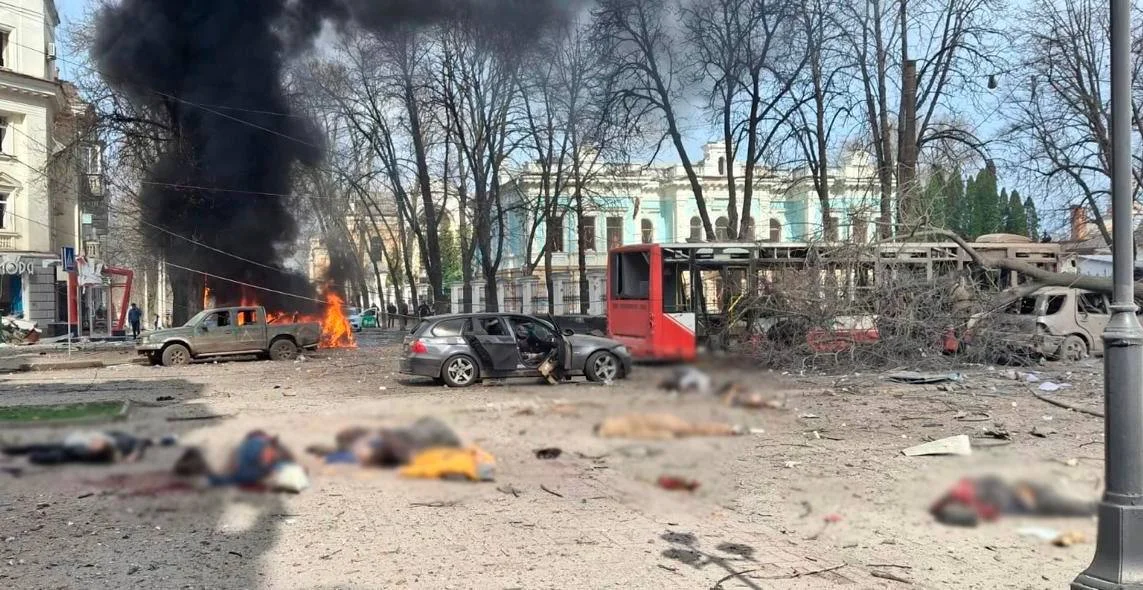 Russia kills at least 34 in Sumy ballistic missile strike on Palm Sunday 