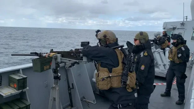 Навчання на борту Otto Sverdrup (Фото: BBC)