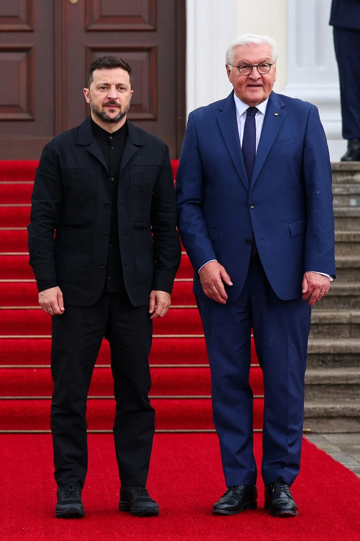 Володимир Зеленський і Франк-Вальтер Штайнмаєр (Фото: REUTERS/Christian Mang)