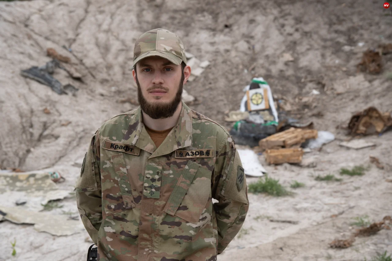 Заступник комбата Крафт (Фото: Сергій Окунєв / NV)