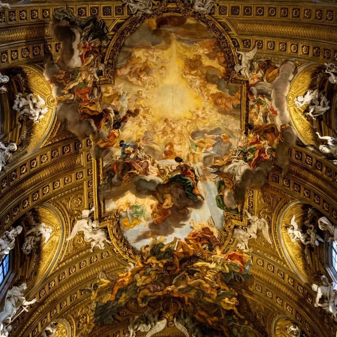 Техніка тромплею в церкві L'église du Gesù (Фото: Inst @passion_cathedrales)