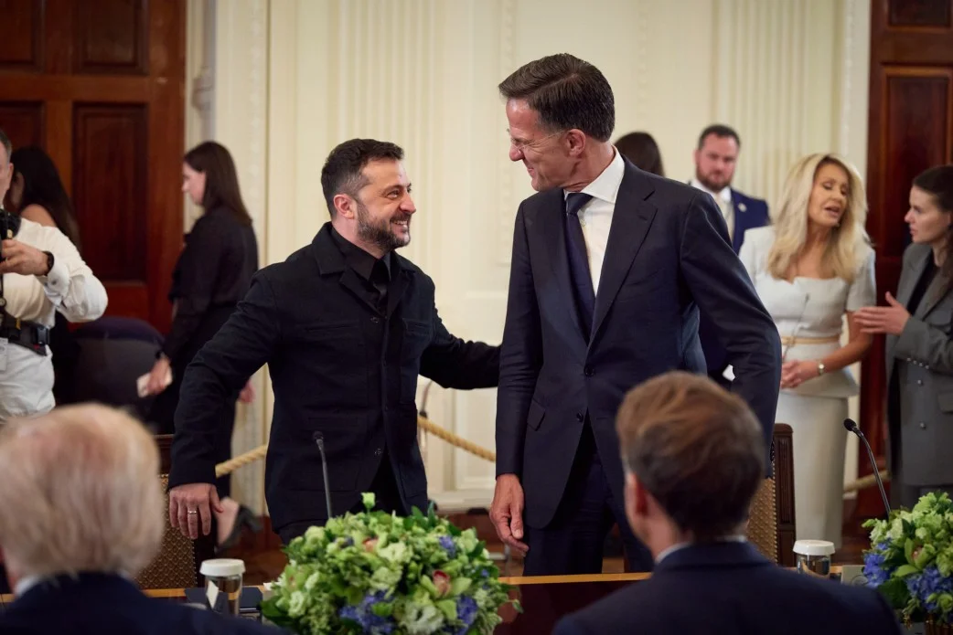 Владимир Зеленский и Марк Рютте, генсек НАТО (Фото: ОП)