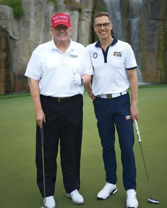 Стубб - партнер Дональда Трампа по гольфу і це, на думку політичних оглядачів, може давати йому низку переваг при спілкуванні з очільником США (Фото: Reuters)