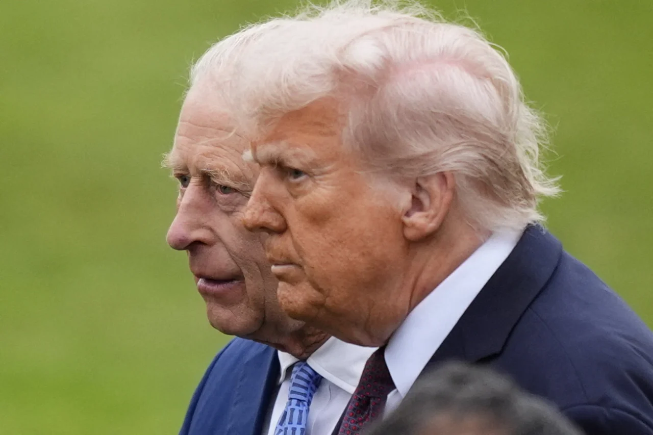 Чарльз ІІІ и Трамп (Фото: Jordan Pettitt/Pool via REUTERS)