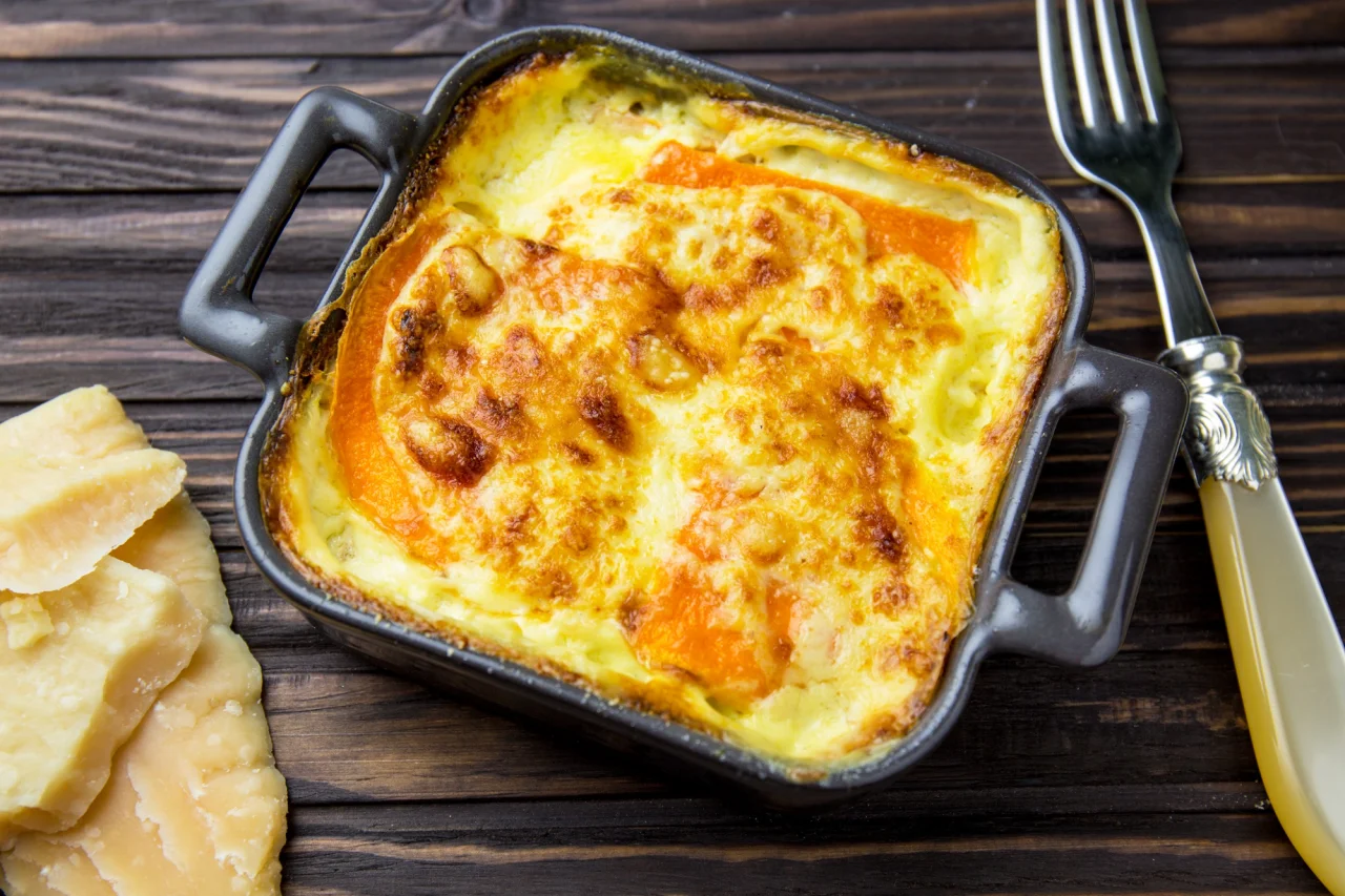 Гратен з гарбуза з соусом бешамель (Фото: klopotenko.com)