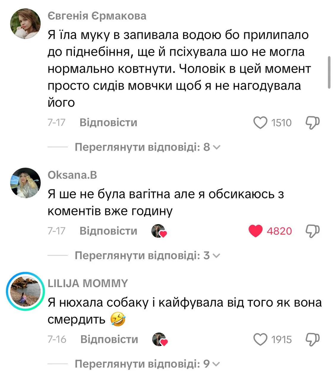 Коментарі користувачів (Фото: Скриншот)
