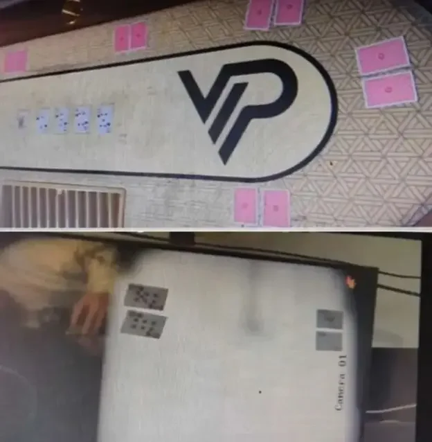 Прихована рентген-машина давала змогу учасникам схеми бачити карти опонентів (Фото: US Department of Justice)