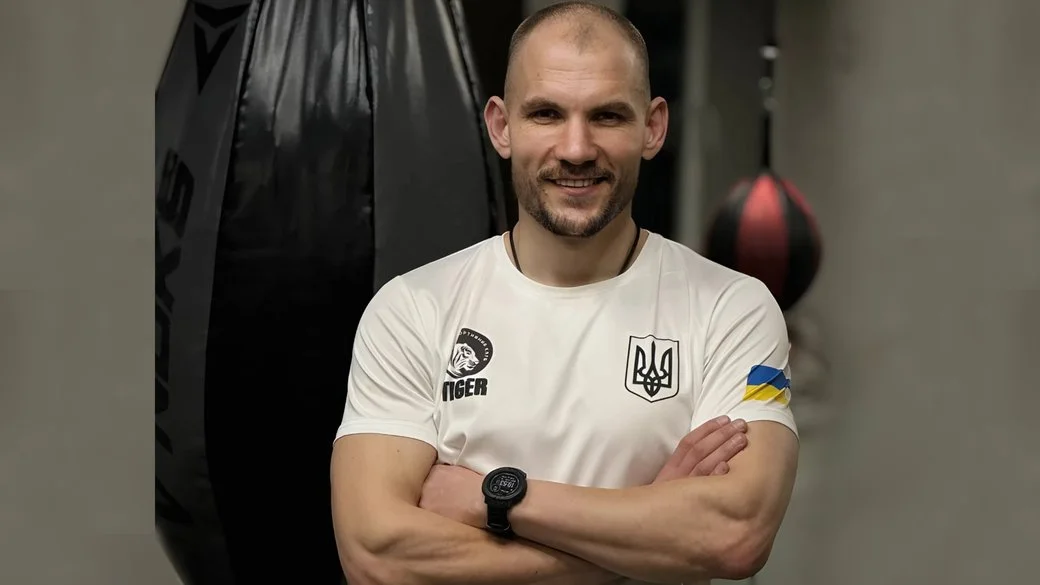 Тренер по боевому самбо из Кропивницкого Дмитрий (Фото: Юлия Лотицкая / Суспільне)