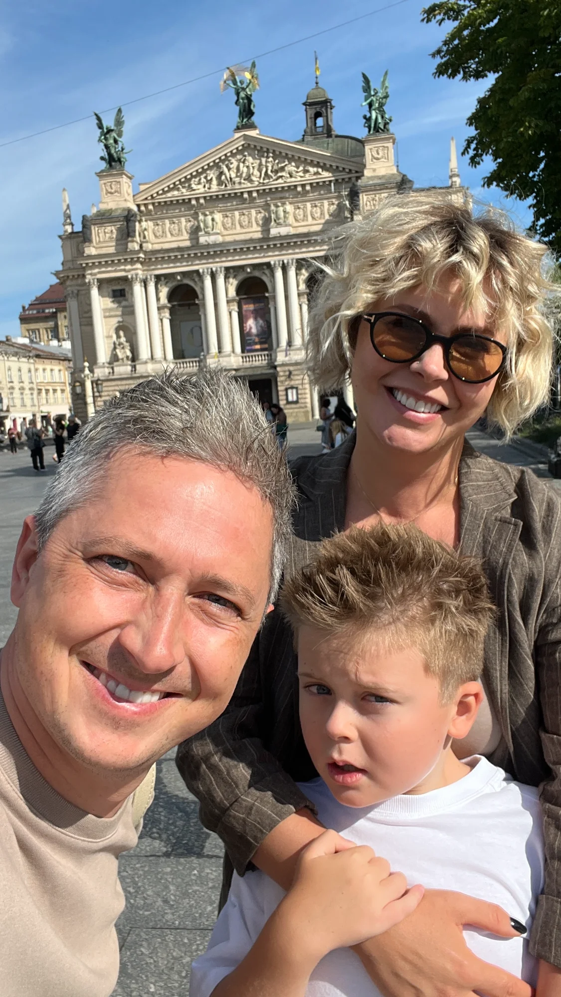 Александр Педан с женой и сыном (Фото: предоставлено автором)