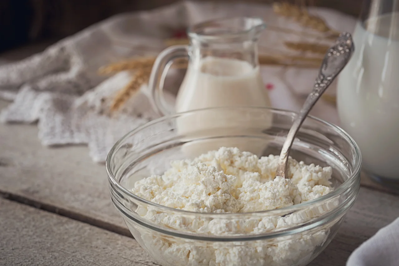 Кисломолочный творог и йогурт (Фото: depositphotos.com/svittlana)