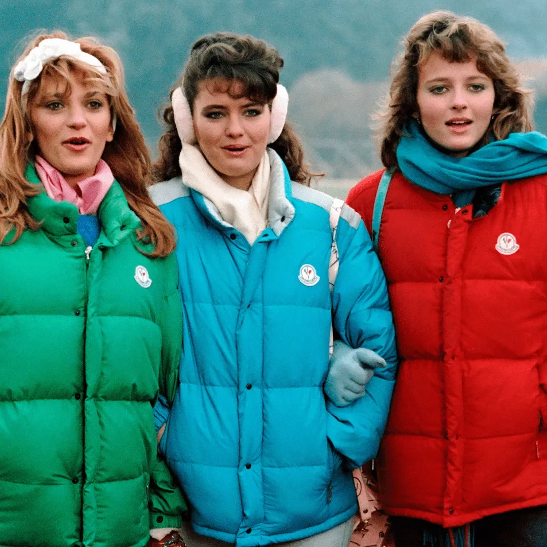 Італійські жінки міської субкультури Paninaro в пуховиках Moncler, 1980-ті роки (Фото: DR)