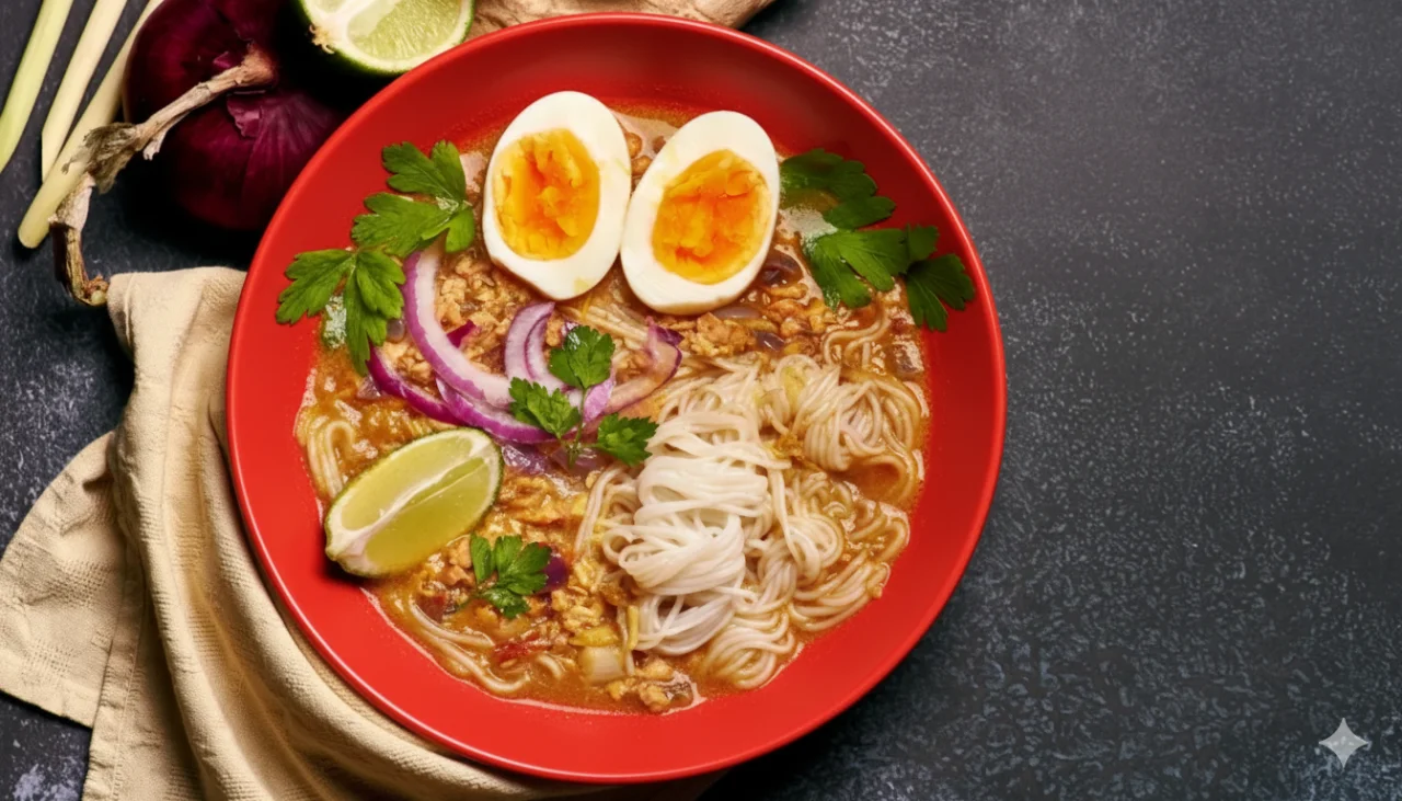 Мохінга дуже популярна перша страва у східній частині Азії (Фото: NV via Gemini)