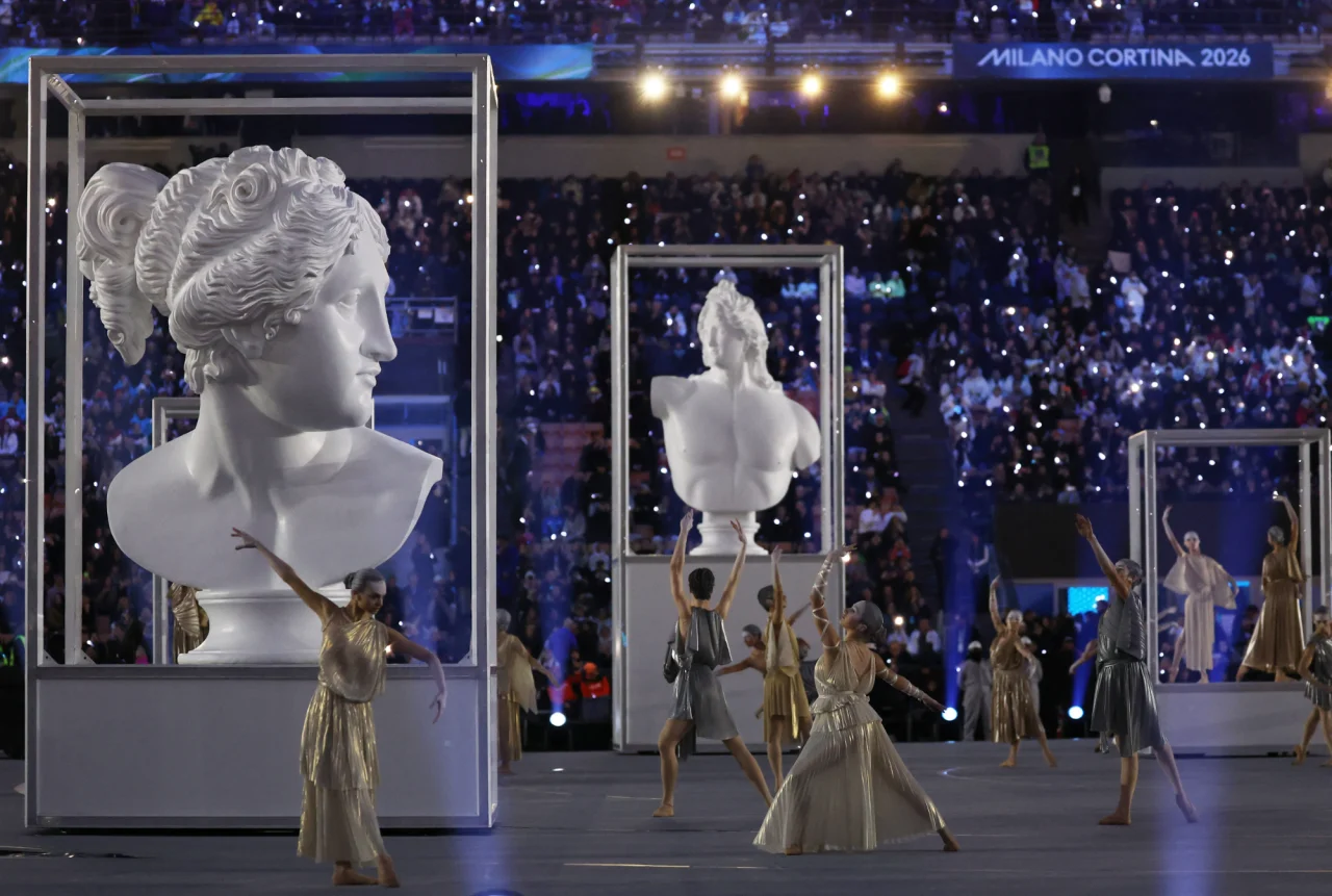 Стародавній Рим на відкритті Олімпіади-2026 (Фото: REUTERS/Yara Nardi)